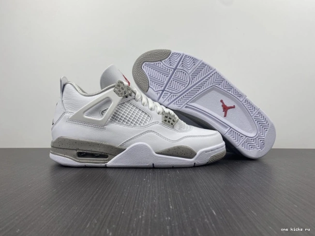 Chep Onekick (2021) Oreo CT8527-100 Retro Jordan 4 White 0604